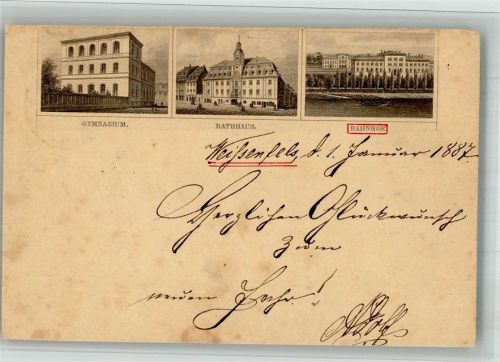 Weißenfels 1887 Bahnhof