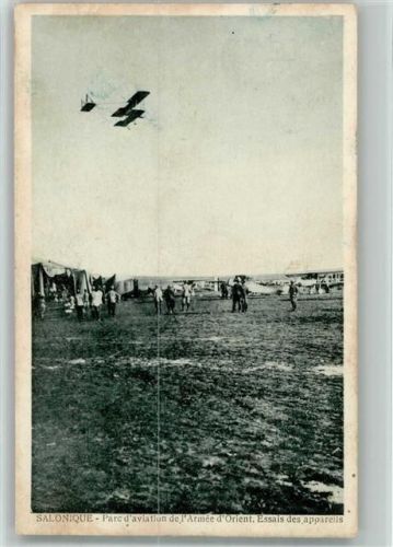 Thessaloniki 1917 Parc d'aviation de l'Armee d'Orient Flughafen Armee