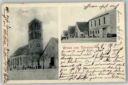 Tarmow 1904 Dorfstrasse Tarmower Dorfkirche