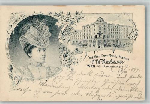 Wien 1899 F. Th. Keyzlar Kirchengasse
