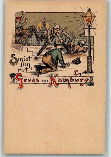Hamburg 1895 Plattdeutsch Dialekt Humor