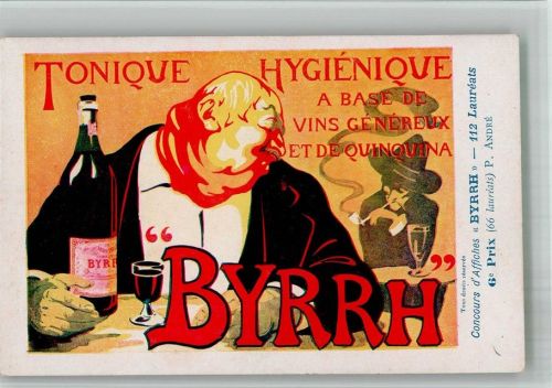 Tonique Hygienique Werbung 112 Laureats 6. Prix v. P. Andre Jugendstil Collection BYRRH BOAKC