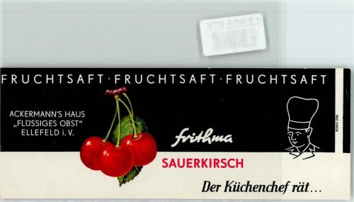 Ellefeld Fruchsaft Ackermanns Haus Rückseite Rezepte