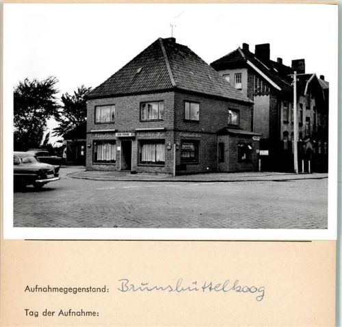 Brunsbüttelkoog Foto montiert auf Karton