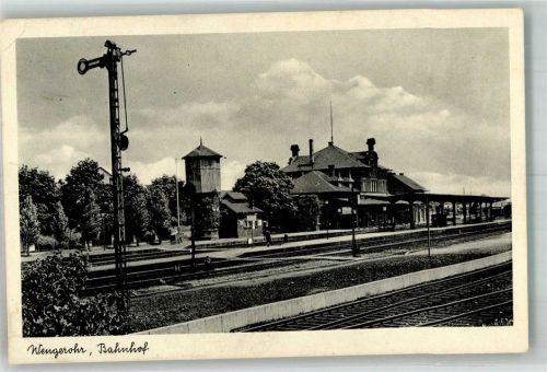 54516 W5560 Wengerohr Gebrauchsspuren Bahnhof Bahnsteige Signal Wasserturm