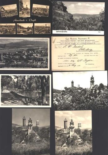 Auerbach Lot mit 8 AK