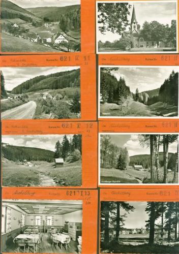Aichelberg Lot mit 18 AK Musterkarten Original aus Metzarchiv Bestellvorgänge und Auflagenzahlen