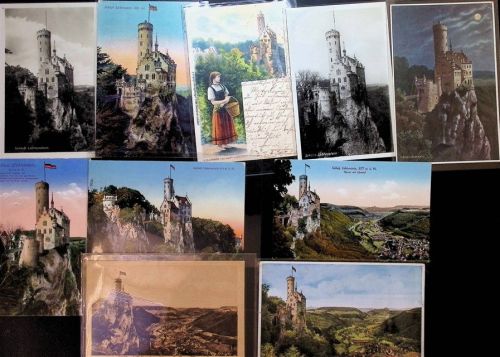 Lichtenstein Lot mit 20 AK Burg