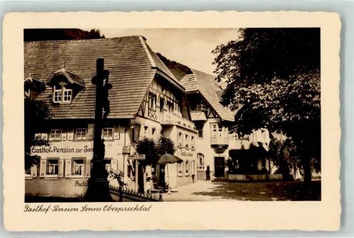 Oberprechtal Gasthaus-Pension zur Sonne Wegkreuz