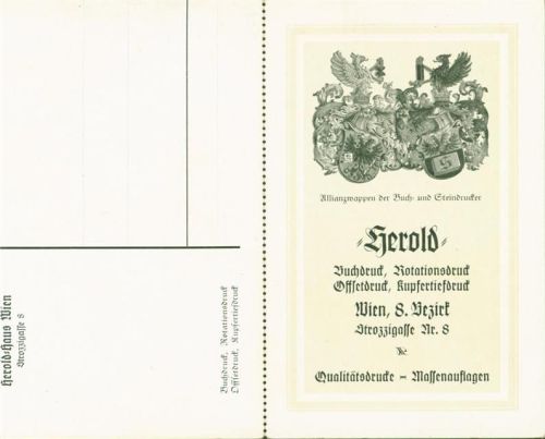 Wien Fa. Herold Druckerei