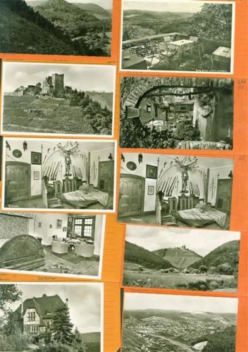 Alf Lot mit 30 Fotos Burg Arras Musterkarten Original aus Metz Archiv Bestellvorgänge Auflagenzahlen