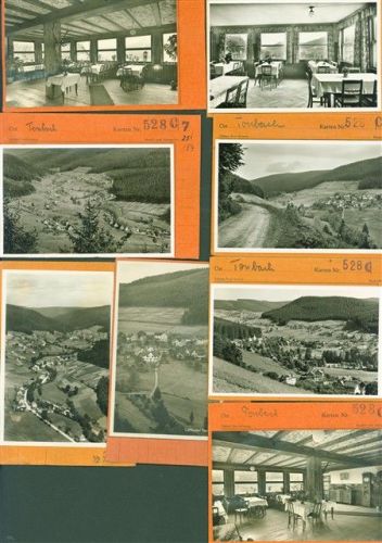 Tonbach Lot mit 10 AK Musterkarten Original aus Metzarchiv Bestellvorgänge und Auflagenzahlen