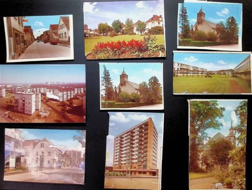 Raunheim Lot mit 9 Fotos Originale aus dem Cramer-Archiv