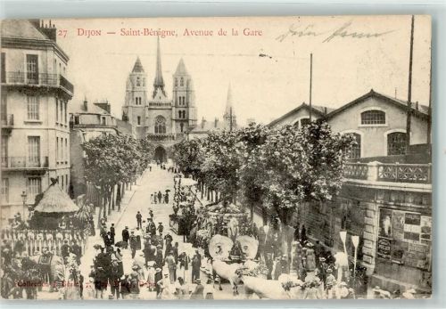 Dijon 1904 Saint Benigne Avenue de la Gare
