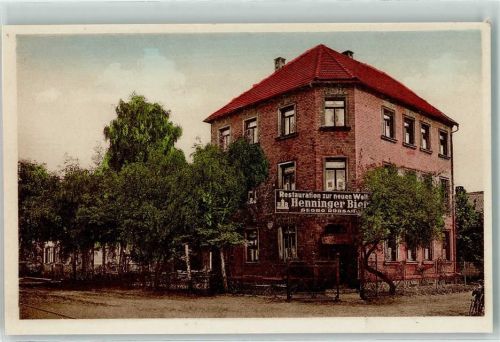 63263 W6078 Neu-Isenburg - Gasthaus zur neuen Welt Gartenwirtschaft