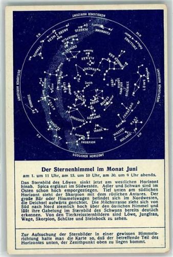 Serie Sternenhimmel in den 12 Monaten Juni Tafel VI