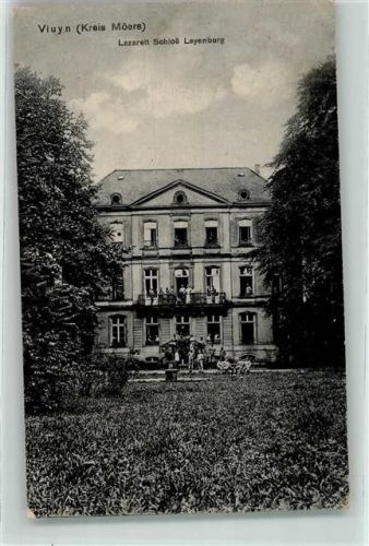 Vluyn 1918 Lazarett Schloß Leyenburg
