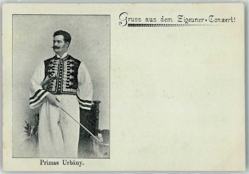 1900 Primas Urbany Zigeuner Konzert