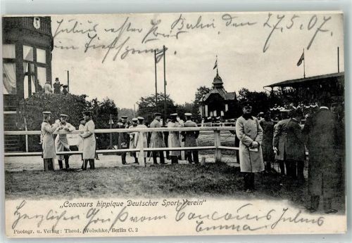 1907 Concours hippique Deutscher Sport-Verein , Militär