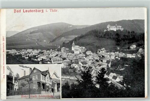 Leutenberg 1909 Hotel Stadt Leutenberg