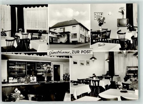 Kirschhausen Gasthaus Zur Post Gastraum Fernseher Tresen Zigarettenautomat