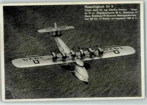 1932 WK II Riesenflugboot Do X