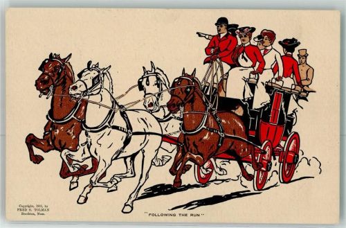1903 Kutschfahrten Following the run - Fred S. Tolman Brockton, Mass