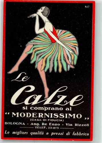 Bologna sign.Nasi Strumpfhosen Le Calze si comprano al Modernissimo