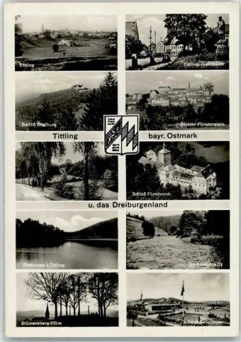 Tittling Arbeitsdienstlager Blümersberg Schloss Fürsteneck Schloss Englburg Kloster Fürstenstein