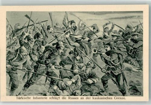 WK I Uniform Türkische Infanterie Schlacht