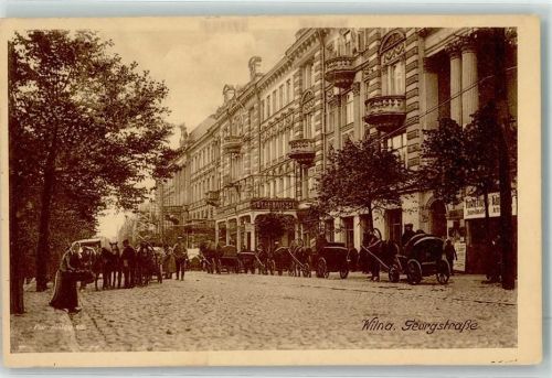 Wilna 1918 Georgstraße Hotel Bristol
