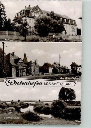 Dutenhofen Schule Bahnhof Lahnbrücke