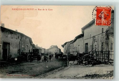 Nancois-sur-Ornain 1908 Bahnhostraße