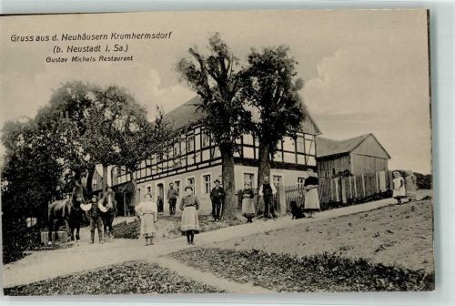 Neustadt Gustav Michels Gasthaus Neuhäuser-Krumhermsdorf
