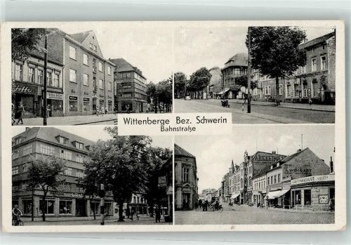 Wittenberge Bahnstraße Geschäft Fahrrad Auto Motorrad