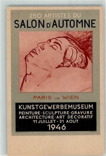 Wien 1946 Salon Automne in Wien AK