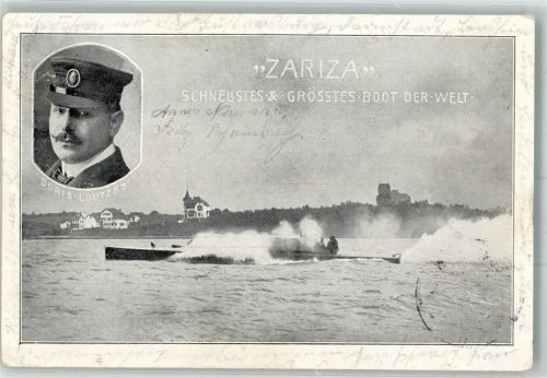 1908 Das schnellste Boot der Welt Zariza von Boris Loutzky