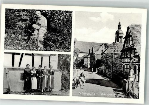 Schutterwald Krieger- u. Heimatdenkmal Tracht Kirchgasse