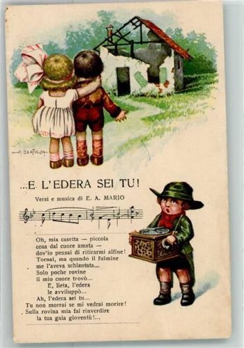 Liederkarte Drehorgel