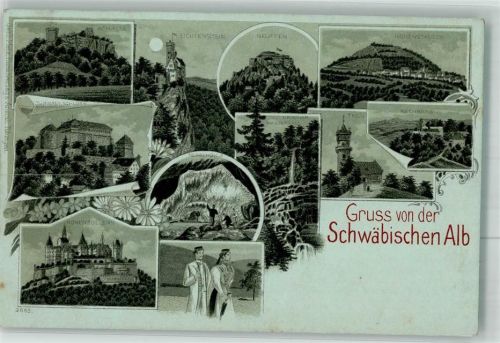 Lichtenstein Schwäbische Alb Achalm Neuffen Rechberg Teck Hohenzollern