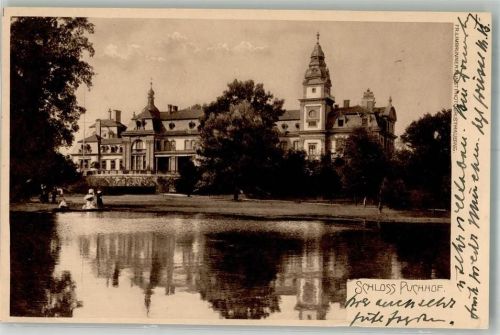 Aholfing 1899 Schloss Puchhof Adelskorrespondenz