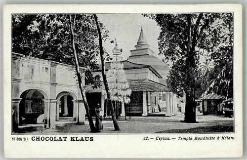 Chocolat Klaus Nr. 22 Ceylon Budd. Tempel