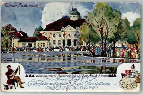 Wien 1910 Wiener Restaurant sign. Ulf Seidl