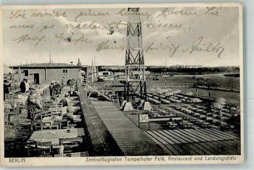 Tempelhof 1932 Restaurant Landungsplatz