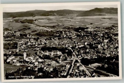 Aalen Fliegeraufnahme Freigeg. R.L.M