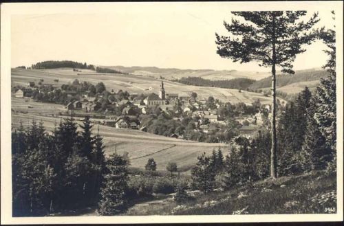 07343 O6860 Wurzbach um 1954 - Wurzbach: in Thür., Ansicht,Photo-König