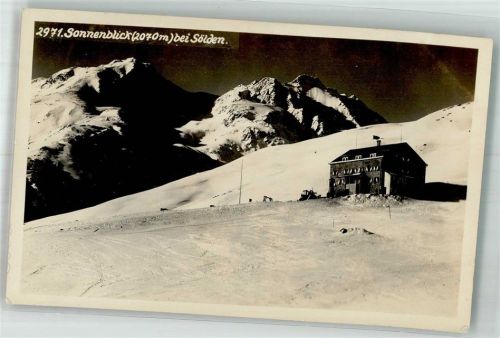 Sölden 1931 Gasthaus Berghütte