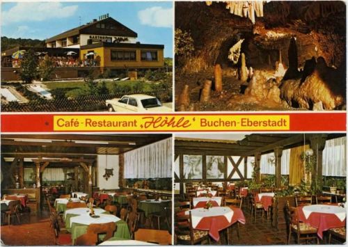 um 1970/80 Buchen-Eberstadt: Restaurant -Höhle-,Siegfried Würzberger AKU1
