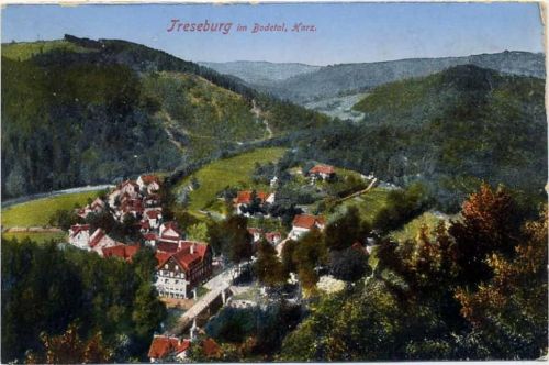 38889 o3721 Tresenburg um 1910/20 - Tresenburg: Ansicht,Louis Glaser AKU1