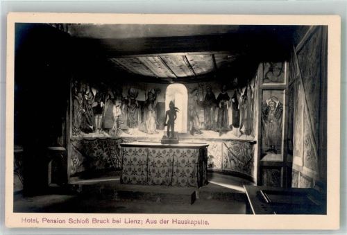 Lienz 1943 Hotel Pension Schloss Bruck Hauskapelle